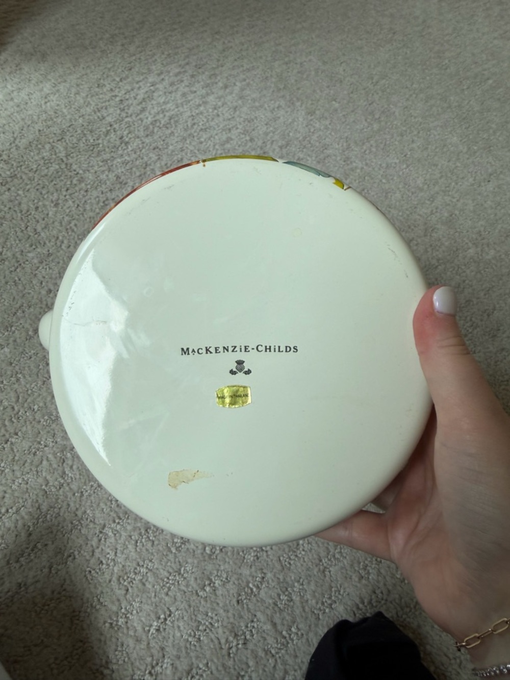 MacKenzie-Childs Flower Market Tea Kettle - Picture 5 of 10